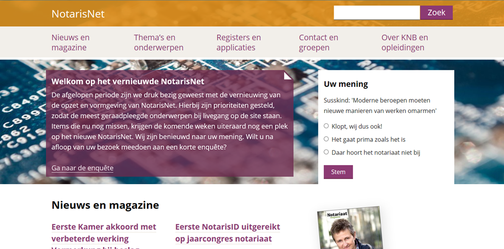 notarisnet homepage