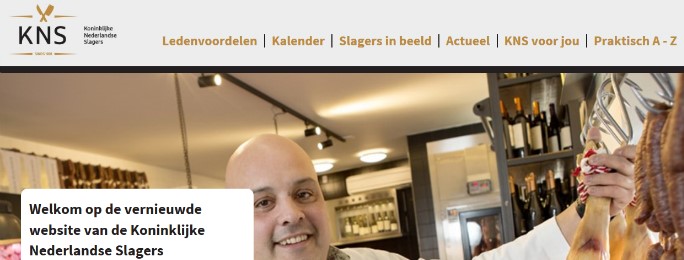 Koninklijke Nederlandse Slagers website